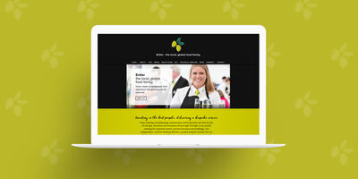 Responsive website with content management system
