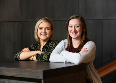 Kelsey Barbour and Georgina Hay