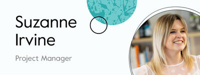 Introduction banner of Suzanne Irvine