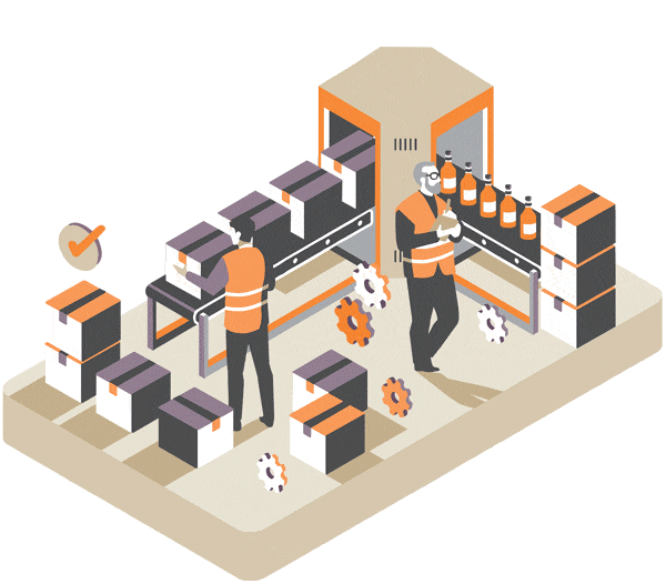 Manufacturing illustrated animation