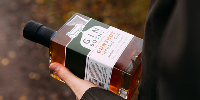 Gin Bothy Gunshot bottle